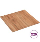 vidaXL Vloerplanken 20 st zelfklevend 1,86 m² PVC lichthoutkleurig