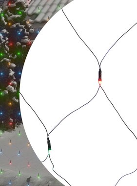 vidaXL Kerstnetverlichting 204 LED's binnen/buiten 3x2 m meerkleurig