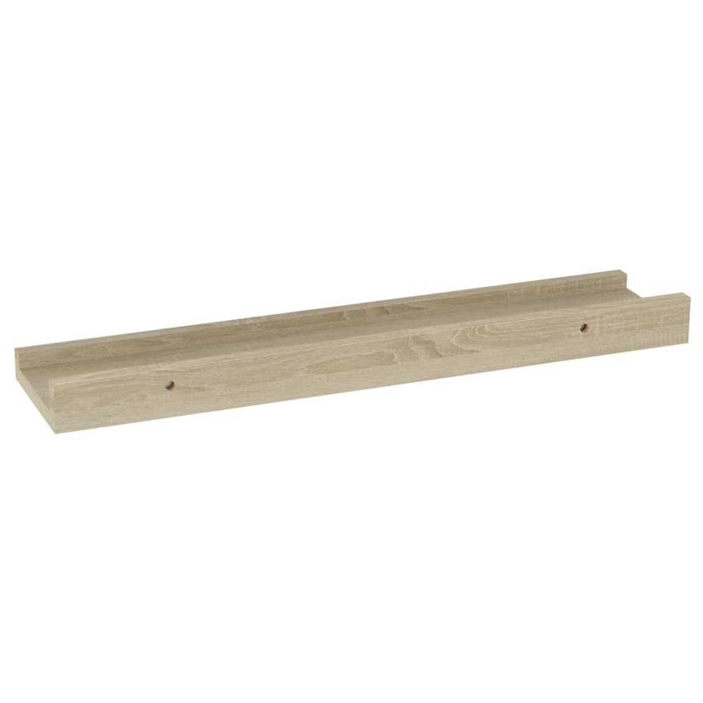 vidaXL Wandschappen 4 st 40x9x3 cm sonoma eikenkleurig