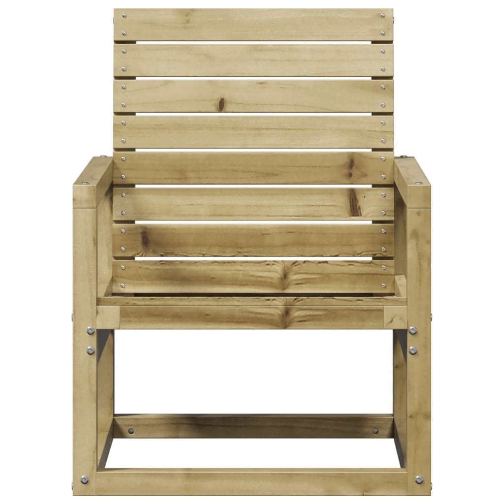 VidaXL Tuinstoel 57,5x63x76 cm geïmpregneerd grenenhout