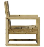 VidaXL Tuinstoel 57,5x63x76 cm geïmpregneerd grenenhout