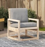 VidaXL Tuinstoel 57,5x63x76 cm massief grenenhout