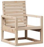 VidaXL Tuinstoel 57,5x63x76 cm massief grenenhout