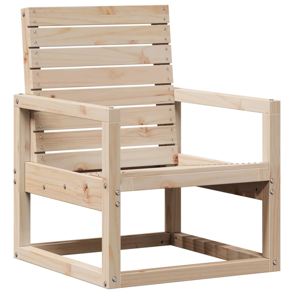 VidaXL Tuinstoel 57,5x63x76 cm massief grenenhout