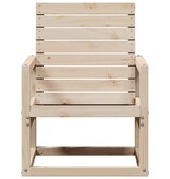 VidaXL Tuinstoel 57,5x63x76 cm massief grenenhout