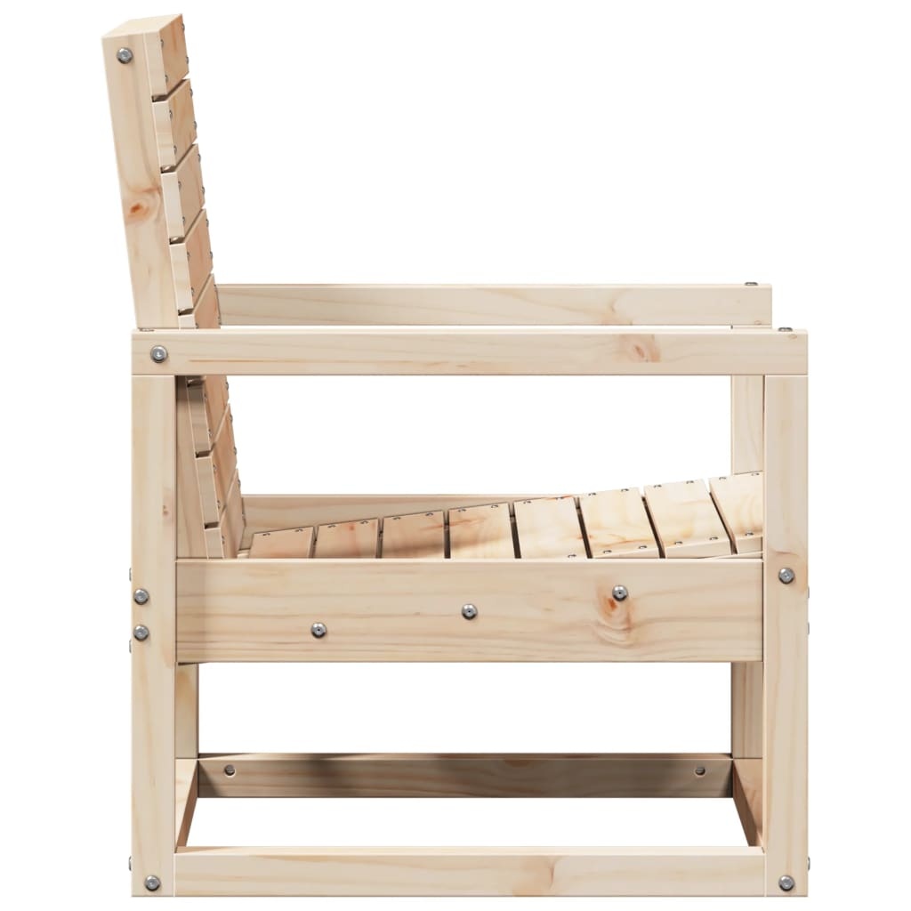 VidaXL Tuinstoel 57,5x63x76 cm massief grenenhout