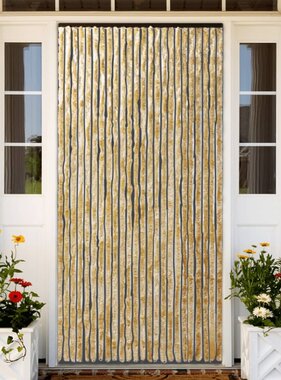 vidaXL Vliegengordijn 100x230 cm chenille beige