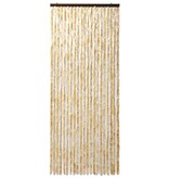 vidaXL Vliegengordijn 100x230 cm chenille beige