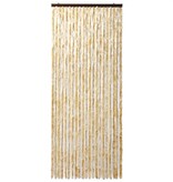 vidaXL Vliegengordijn 100x200 cm chenille beige