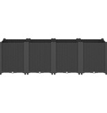 VidaXL Plantenbak 160x40x53 cm polypropeen zwart