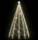vidaXL Kerstboomverlichting met 250 LED's koudwit net 250 cm