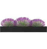 VidaXL Plantenbak verhoogd 320x40x45 cm gegalvaniseerd staal antraciet