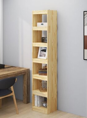 VidaXL Boekenkast / kamerscherm 40x30x199 cm massief grenenhout