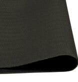 vidaXL Keukenmat wasbaar kopjeprint 45x150 cm fluweel zwart