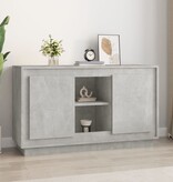 VidaXL Dressoir 102x35x60 cm bewerkt hout betongrijs