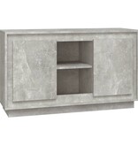 VidaXL Dressoir 102x35x60 cm bewerkt hout betongrijs
