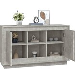 VidaXL Dressoir 102x35x60 cm bewerkt hout betongrijs