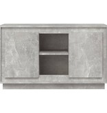 VidaXL Dressoir 102x35x60 cm bewerkt hout betongrijs