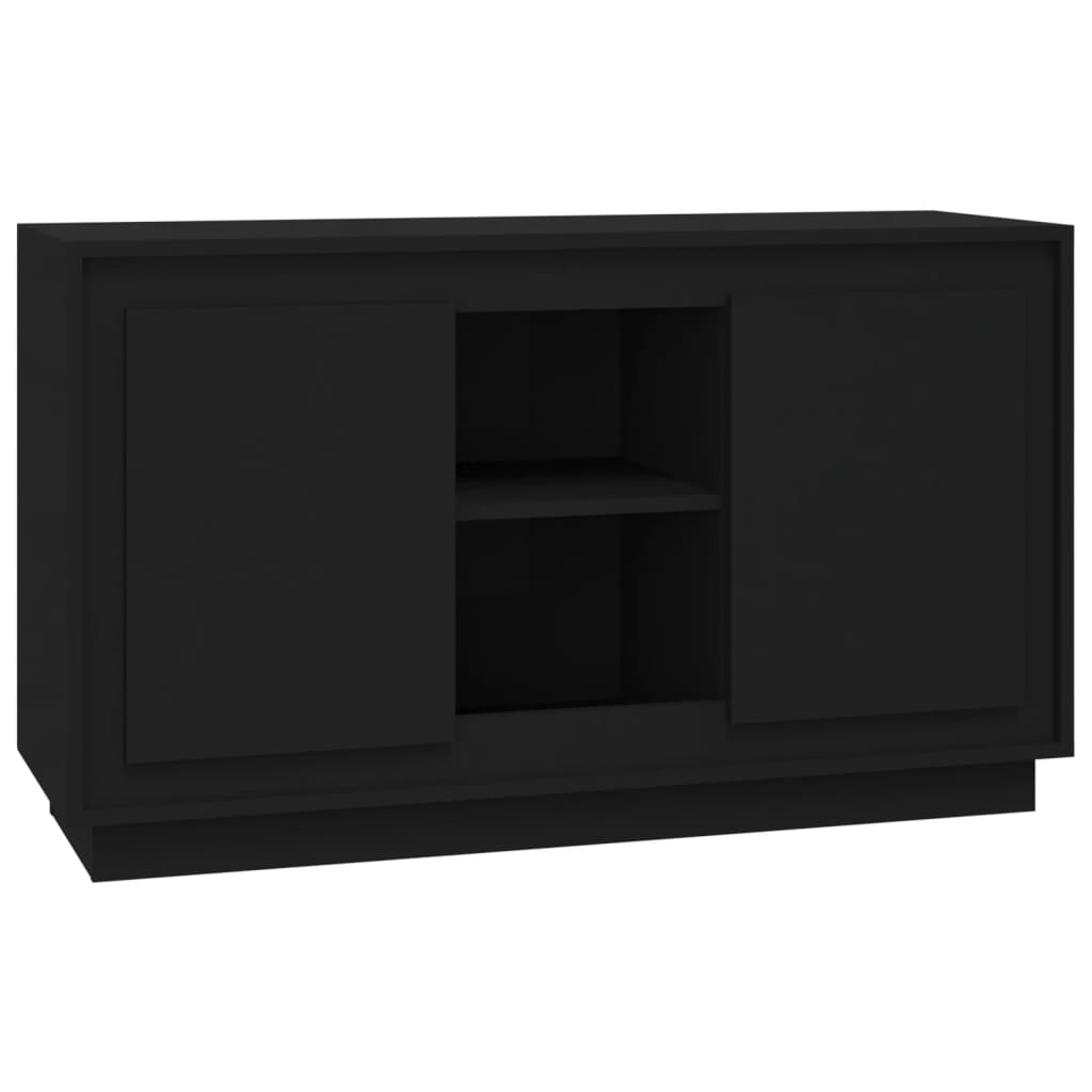 VidaXL Dressoir 102x35x60 cm bewerkt hout zwart