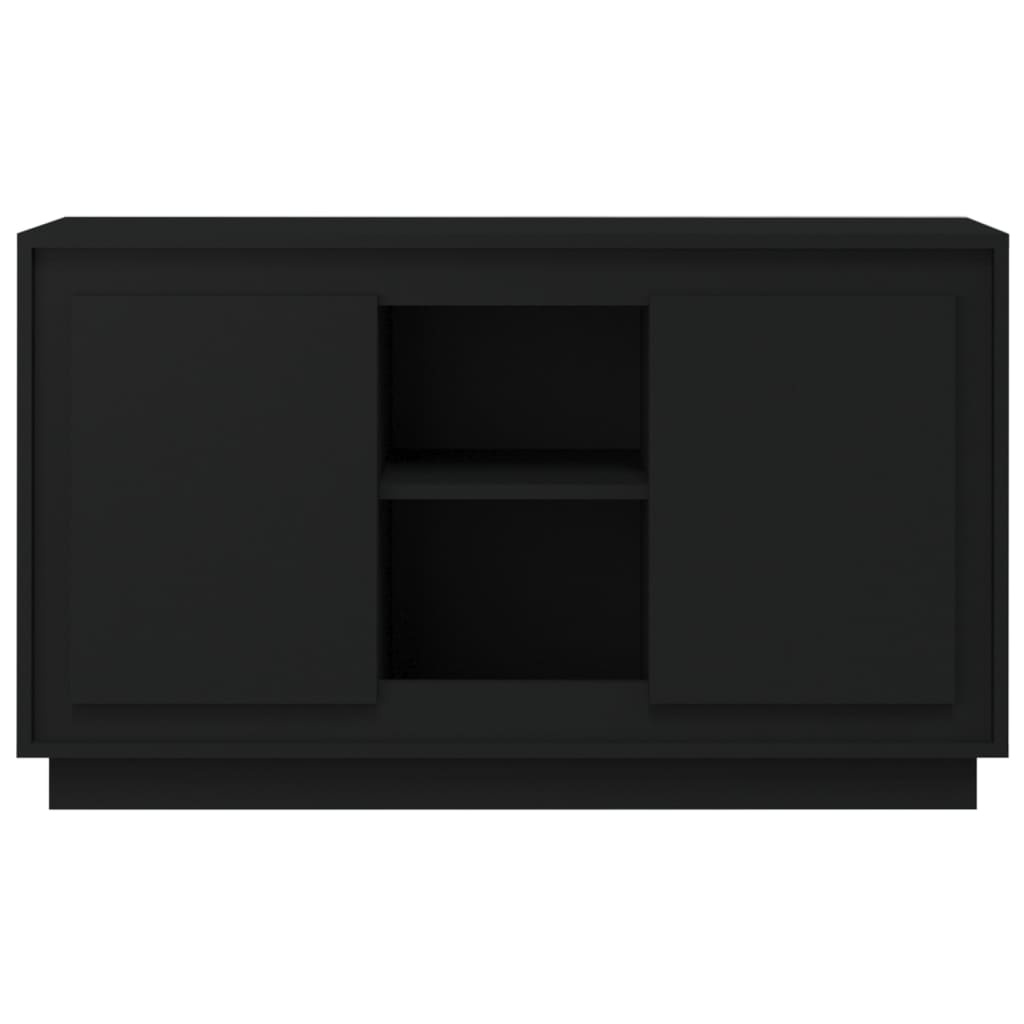 VidaXL Dressoir 102x35x60 cm bewerkt hout zwart