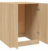 vidaXL Wasmachinekast 71x71,5x91,5 cm sonoma eikenkleurig