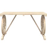 vidaXL Tuintafel 115x55x65 cm massief vurenhout