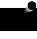 vidaXL Zwembadfolie solar drijvend 800x500 cm PE zwart en blauw