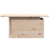 vidaXL Tuintafel 100x50x75 cm massief grenenhout