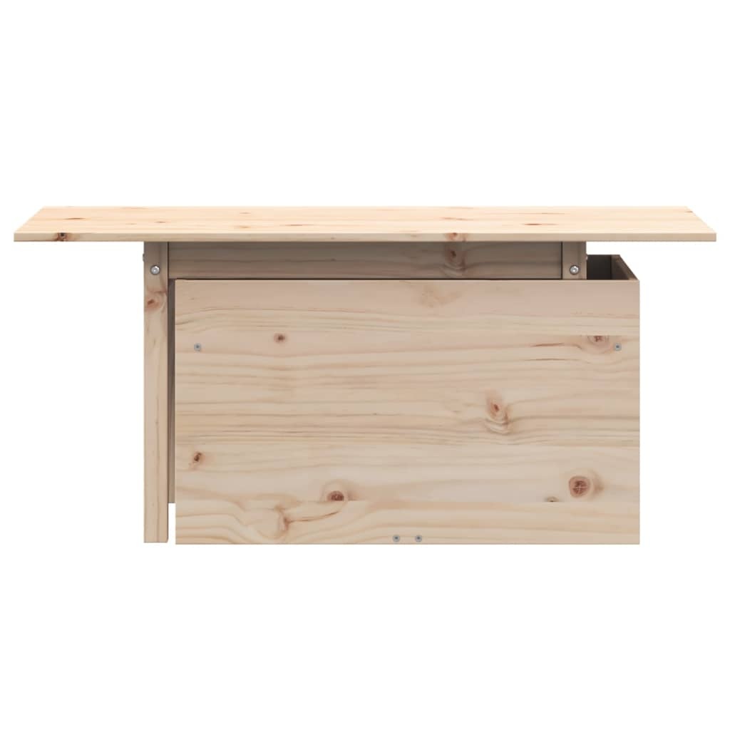 vidaXL Tuintafel 100x50x75 cm massief grenenhout