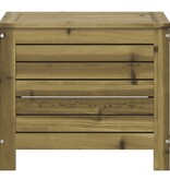 vidaXL Tuinvoetenbank 62x31,5x52 cm geïmpregneerd grenenhout