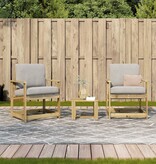 VidaXL 3-delige Loungeset geïmpregneerd grenenhout