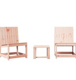 VidaXL 3-delige Loungeset massief douglashout