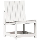 VidaXL 3-delige Loungeset massief grenenhout wit