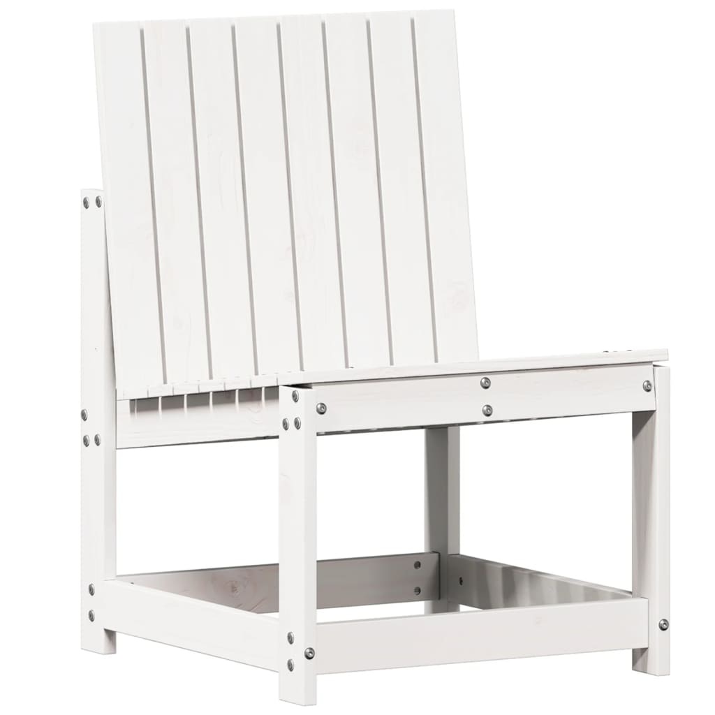 VidaXL 3-delige Loungeset massief grenenhout wit