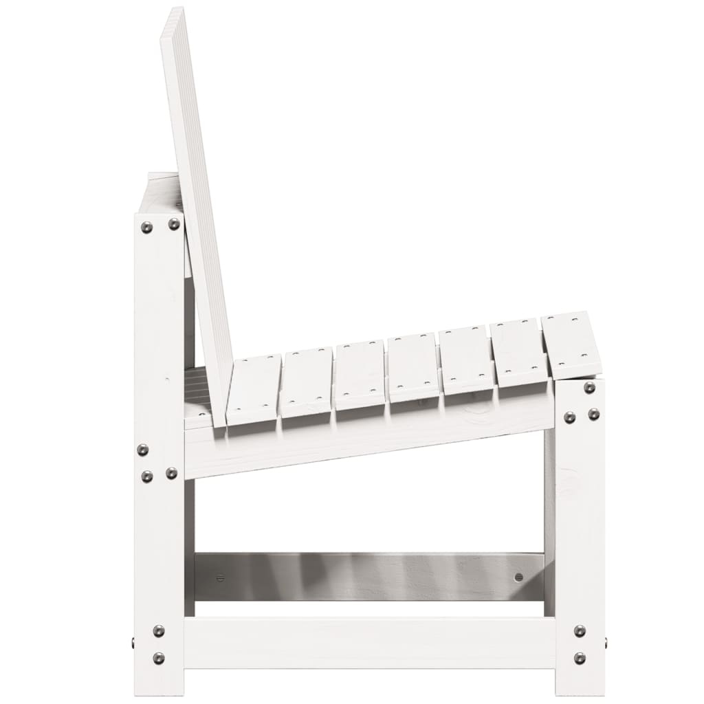 VidaXL 3-delige Loungeset massief grenenhout wit