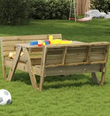 vidaXL Picknicktafel voor kinderen 88x122x58 cm geïmpregneerd hout