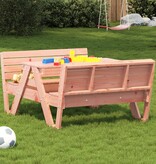 vidaXL Picknicktafel voor kinderen 88x122x58 cm massief douglashout