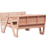 vidaXL Picknicktafel voor kinderen 88x122x58 cm massief douglashout