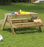 vidaXL Picknicktafel voor kinderen 88x97x52 cm geïmpregneerd hout