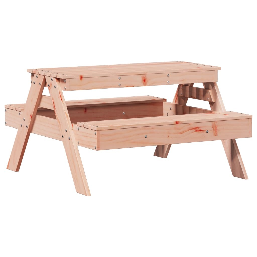 vidaXL Picknicktafel voor kinderen 88x97x52 cm massief douglashout