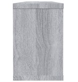 VidaXL Wandschappen kubus 2 st 60x15x23 cm bewerkt hout grijs sonoma
