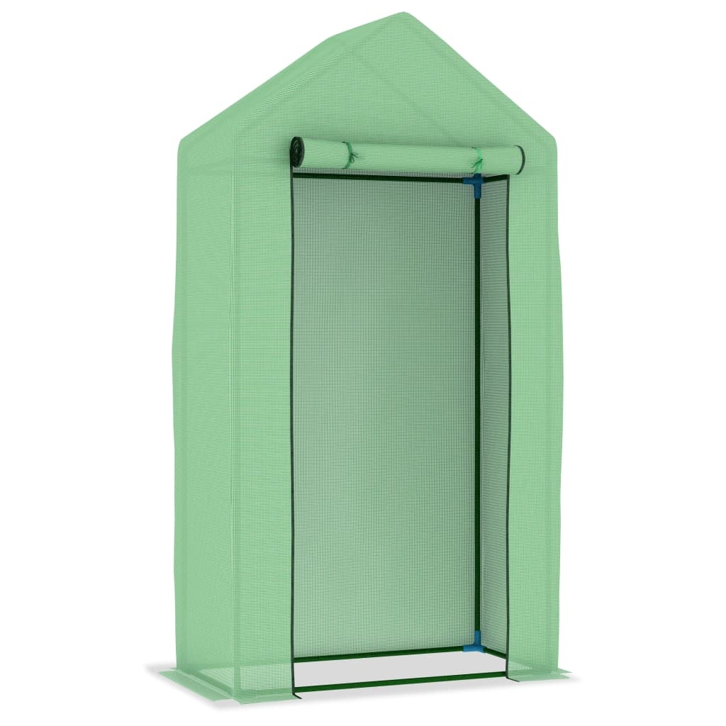 VidaXL Kas met stalen frame 0,5 m² 1x0,5x1,9 m