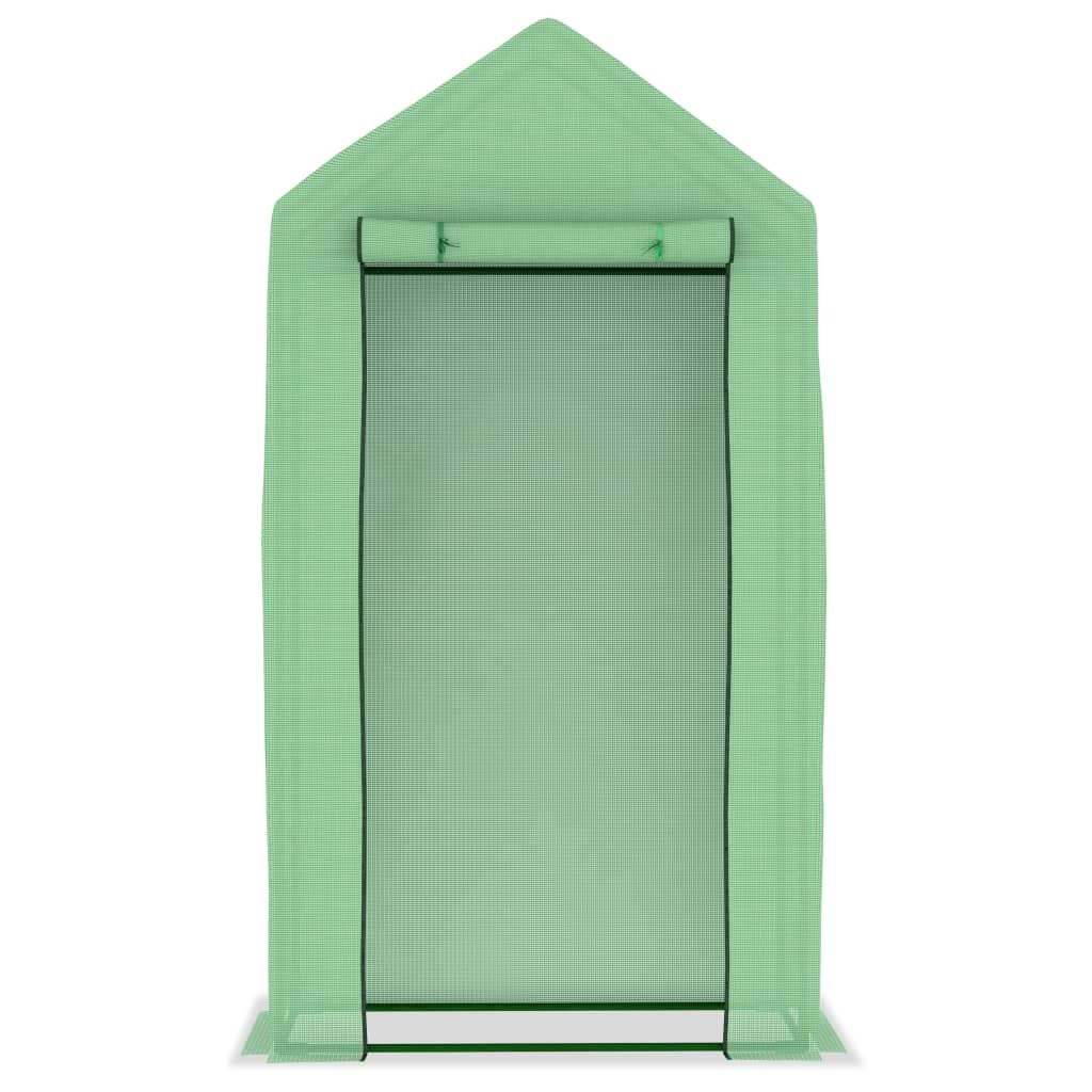 VidaXL Kas met stalen frame 0,5 m² 1x0,5x1,9 m