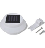 vidaXL Solar buitenlampset 6 stuks wit