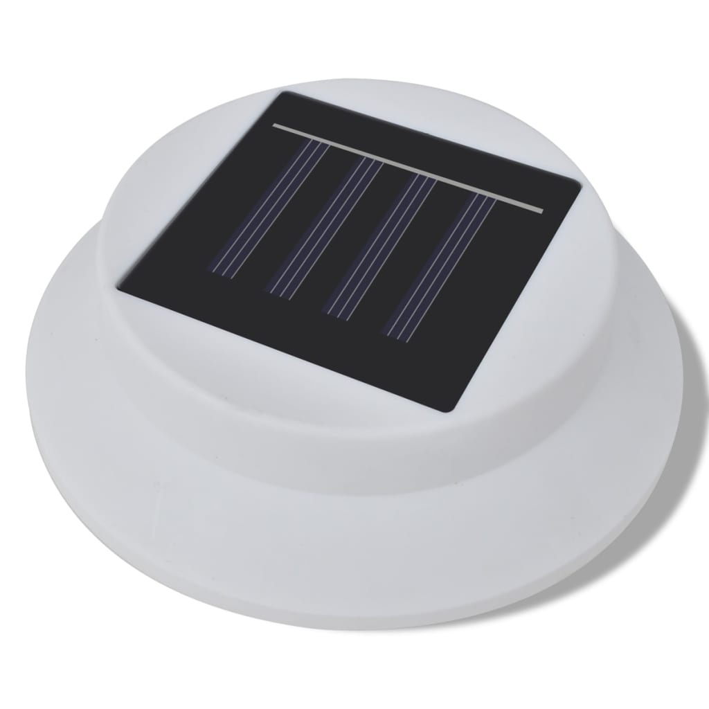 vidaXL Solar buitenlampset 6 stuks wit