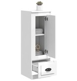 VidaXL Hoge kast 36x35,5x103,5 cm bewerkt hout hoogglans wit