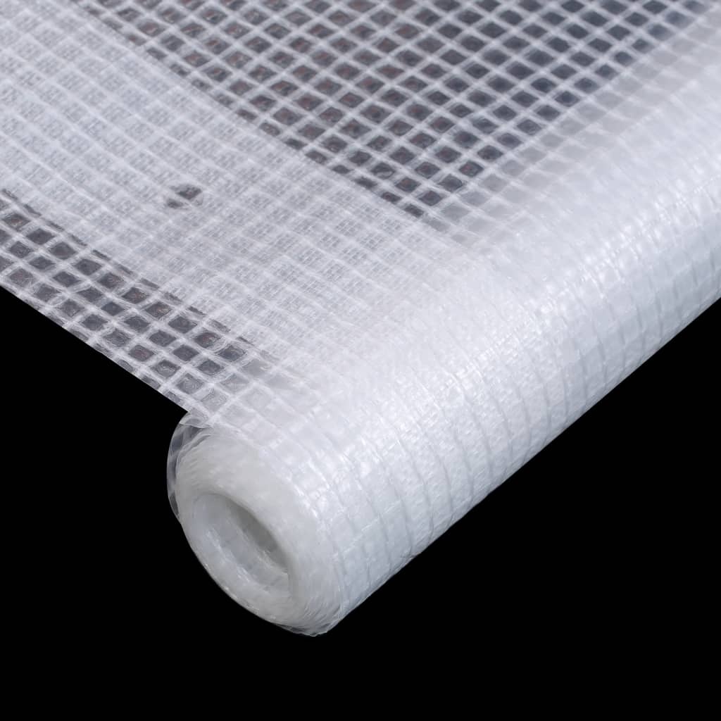 VidaXL Leno dekzeil 260 g/m² 2x5 m wit