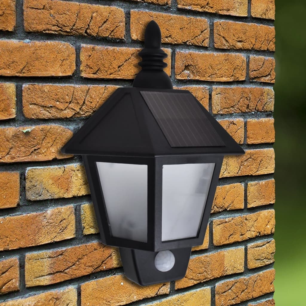 VidaXL Solar Muurlamp met bewegingssensor