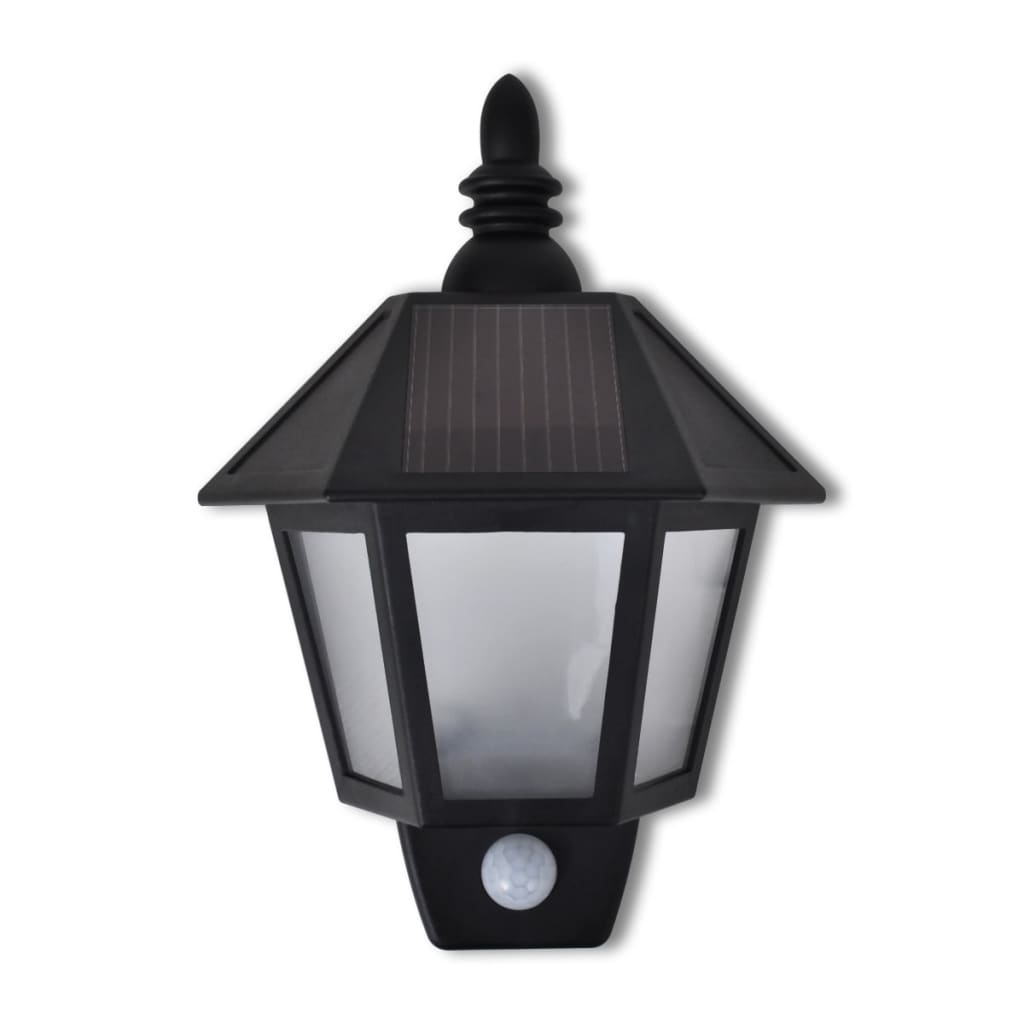 vidaXL Solar Muurlamp met bewegingssensor