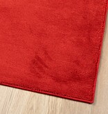 vidaXL Vloerkleed OVIEDO laagpolig 80x250 cm rood